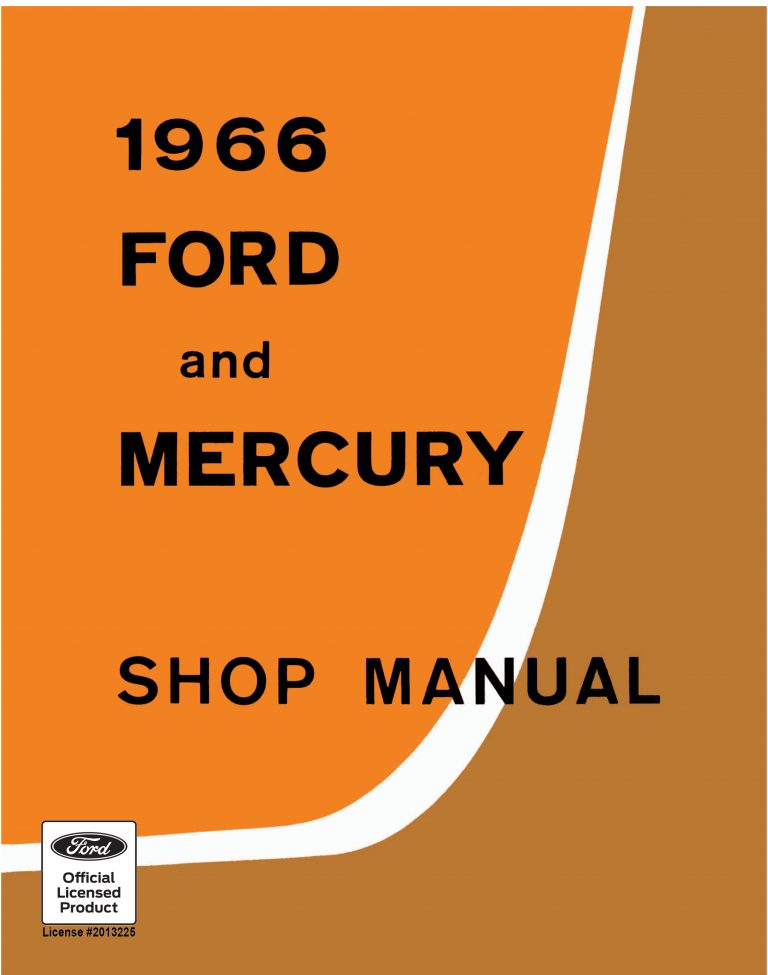 Ford and Mercury Shop Manuals