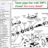 Screenshot of 1965 Comet Falcon Fairlane and Mustang Shop Manual (USB) on PDF