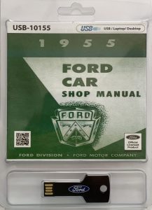 USB clamshell 1955 Ford Car Shop Manual