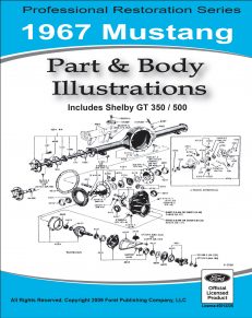 1967 Mustang Part and Body Illustrations