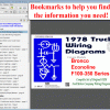 1978 Ford Truck Wiring Diagrams screenshot