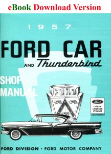 1957 Ford Car and Thunderbird Shop Manual