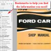 Screenshot 1958 Ford Car Shop Manual