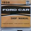 USB 1958 Ford Car Shop Manual