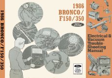 1986 Bronco/F150/350 Electrical & Vacuum Trouble-Shooting Manual (EVTM)