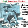 eBook cover 1981 Bronco F-100/F-350 Courier Electrical & Vacuum Trouble-Shooting Manual (EVTM)