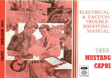 1980 Mustang/Capri Electrical & Vacuum Trouble-Shooting Manual (EVTM)