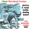 eBook 1981 Mustang Capri Electrical & Vacuum Trouble-Shooting Manual (EVTM)