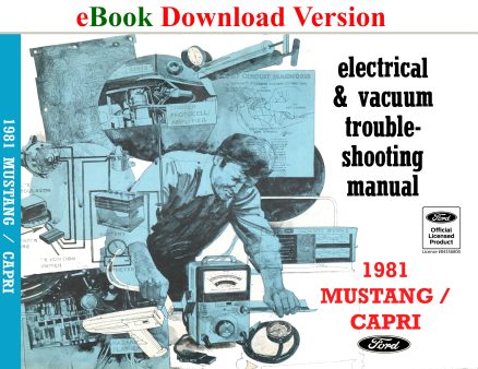eBook 1981 Mustang Capri Electrical & Vacuum Trouble-Shooting Manual (EVTM)