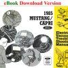 eBook 1985 Mustang Capri Electrical & Vacuum Trouble-Shooting Manual (EVTM)