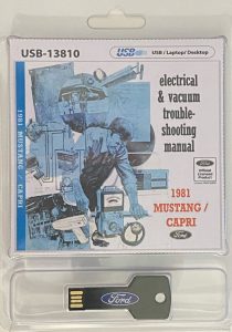 USB 1981 Mustang Capri Electrical & Vacuum Trouble-Shooting Manual (EVTM)