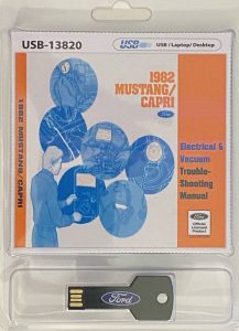 USB 1982 Mustang Capri Electrical & Vacuum Trouble-Shooting Manual (EVTM)