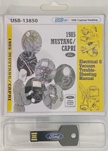 USB 1985 Mustang Capri Electrical & Vacuum Trouble-Shooting Manual (EVTM)