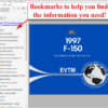 Screenshot of 1997 Ford F-150 Truck Electrical and Vacuum Troubleshooting Manual (EVTM)
