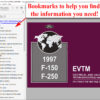 Screenshot 1997 Ford F-150 F-250 Truck Electrical and Vacuum Troubleshooting Manual (EVTM)